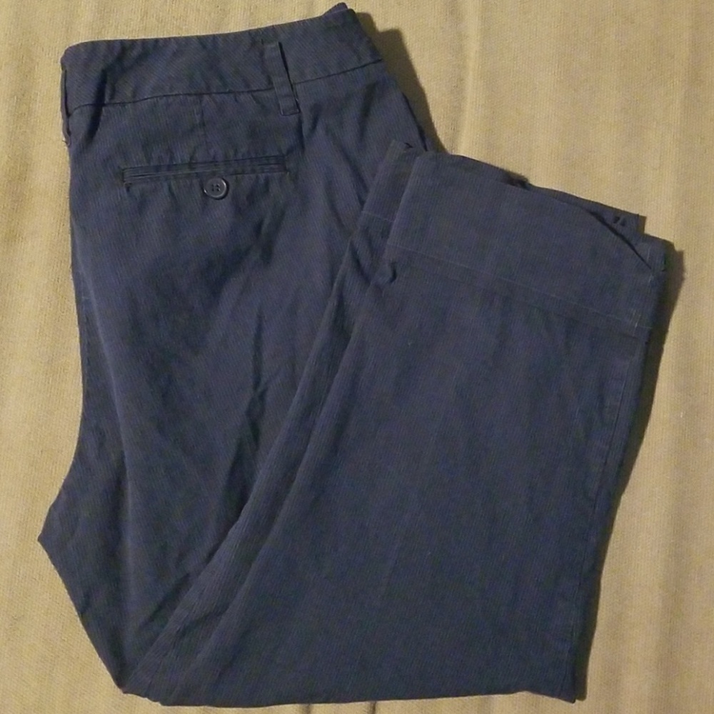 Pin stripe capris